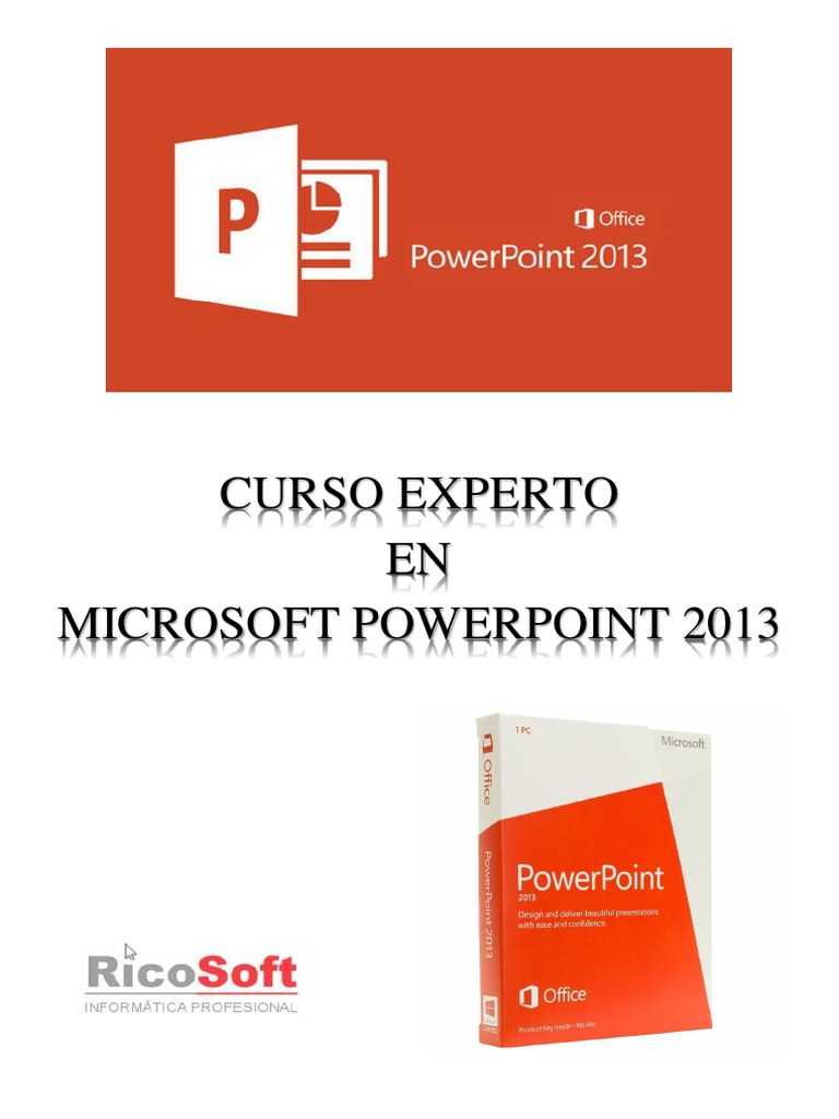 Curso Avanzado de PowerPoint 2013 | PDF | Microsoft PowerPoint | Point ...