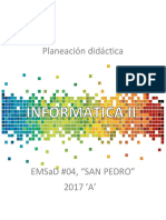 Secuencia Didactica INFORMATICA II