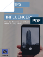 20 Tips For Influencers Needo PDF