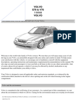 Volvo s70 v70 Owners Manual 1998