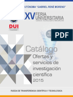 CATALOGO Servicios y Ofertas 2015 PDF