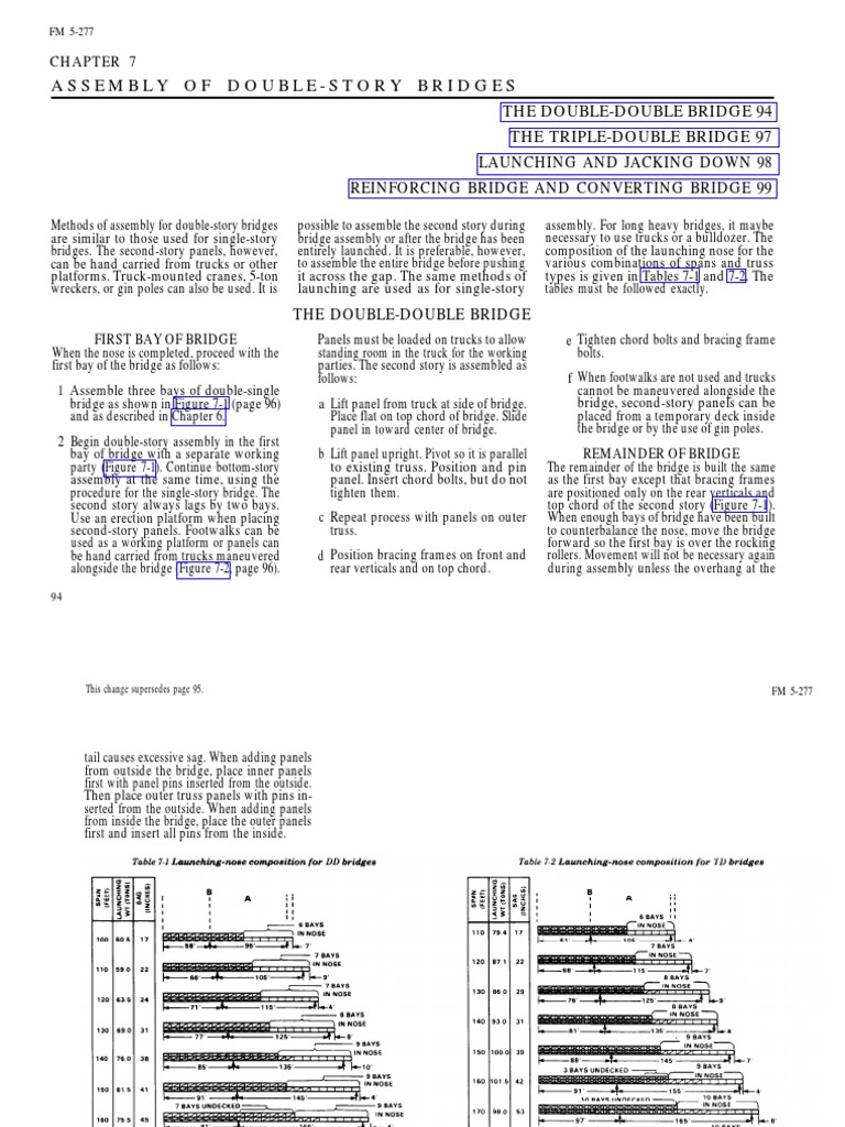 Bailey Bridge 7 | PDF | Truss | Structural Engineering