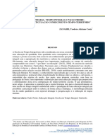 Educação Integral Tempo Integral e Paulo Freire