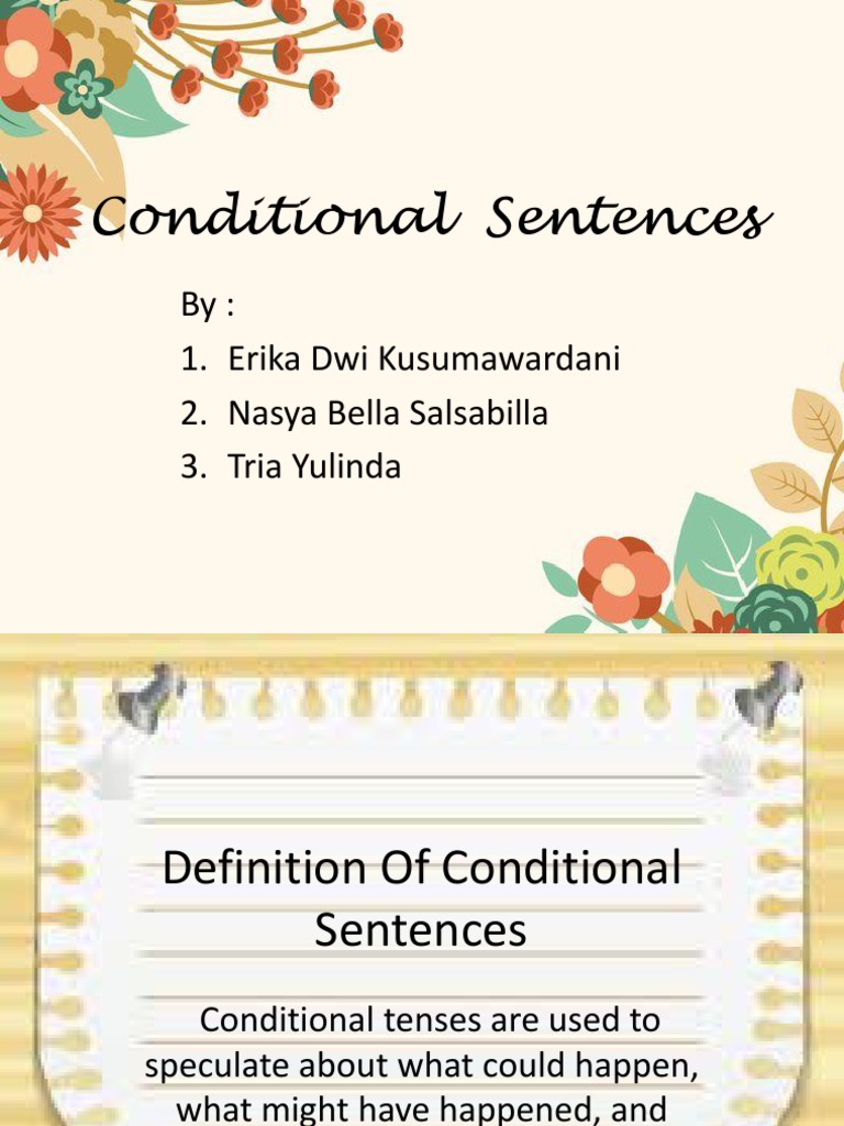 Understanding Conditional Sentences | PDF | Grammatical Tense ...