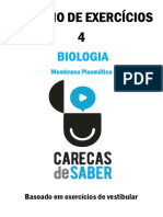 Membrana Plasmática e Transporte Celular