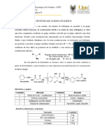 Acetilacion de Anilina