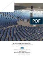 10 Mw Solar Thermal Power Project Report