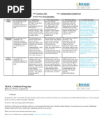 4 Tech Observation Rubric