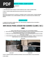 Importante Instruçao Passos Para Usar Script