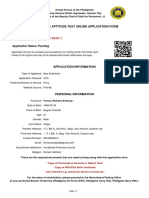 EXAMINEE NUMBER: 201983811: Afp Service Aptitude Test Online Application Form