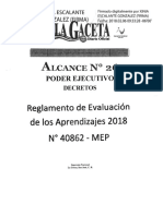 Reglamento de Evaluación de los Aprendizajes Nº 40862 - MEP 2018.pdf