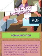Ethical Codes of Communication