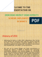 ZED Implementation in MSMEs