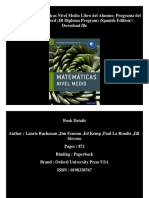 (PDF) Full IB Matematicas Nivel Medio Libro Del Alumno: Programa Del Diploma Del IB Oxford (IB Diploma Program) (Spanish Edition) - Download File