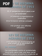 Copia de Ley de Reforma Agraria de 1953 (Parte 2).ppt