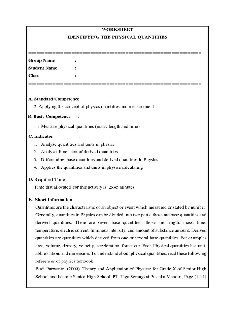 Base and Derived Quantities in Physics | PDF | Quantity | Physics