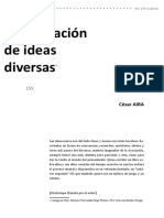 César Aira - Continuación de Ideas Diversas 