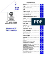 Mitsubishi Eclipse Spyder 2000-2002 Service Manual