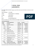 Myob Contoh Soal