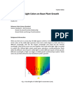 Effects of Color On Plant Growth TE PDF