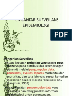 Pengantar Surveilans Epidemilogi