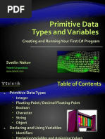 02. Primitive Data Types and Variables