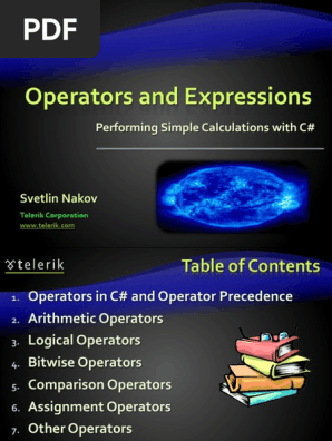 Operators And Expressions Pdf Boolean Data Type Data Type