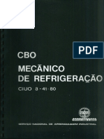 CBO MECÁNICO DE REFRIGERAQAO - OIT - Cinterfor PDF