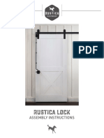 Rustica Lock: Assembly Instructions