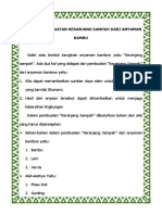 Deskripsi Pembuatan Keranjang Sampah Dari Anyaman Bambu 2