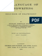 The Language of Handwriting PDF