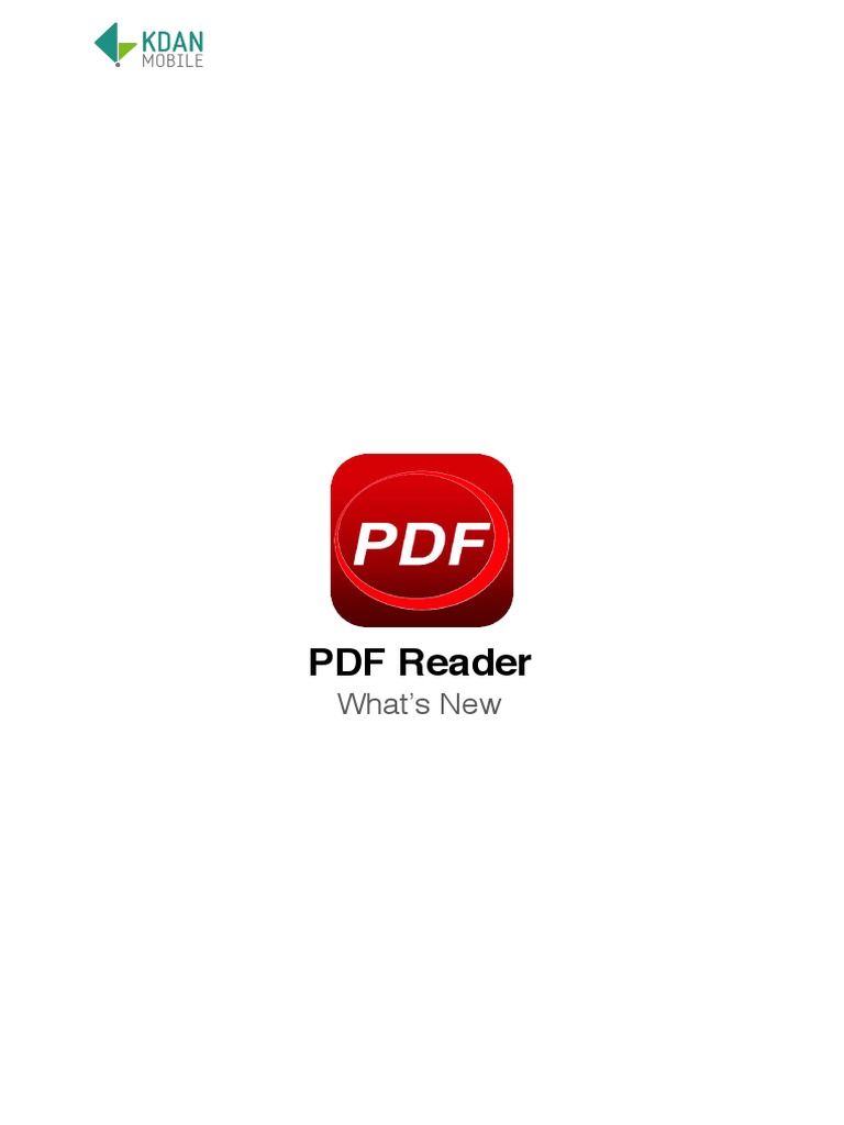 PDF Reader Update: Key Features and OCR | PDF | Optical Character ...