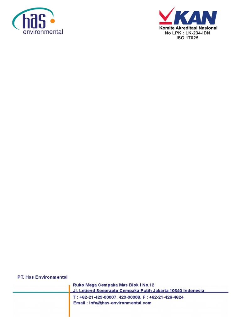 PT. Has Environmental Contact Info | PDF | Business