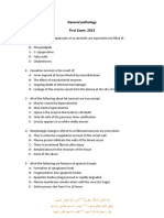 General Pathology First Exam: 2013