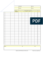 Dimensional Layout Form PDF