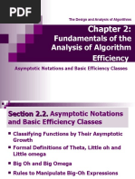 Fundamentals of The Analysis of Algorithm Efficiency: Asymptotic Notations and Basic Efficiency Classes