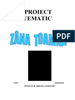 Proiect Tematic Zana Toamna
