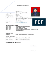 Portofolio Pribadi Sri Wahyuni