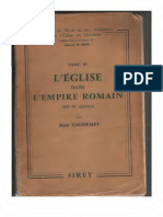 Jean Gaudemet - L'Église Dans L'empire Romain (1958)
