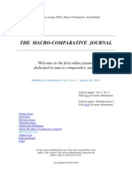 The Macro-Comparative Journal