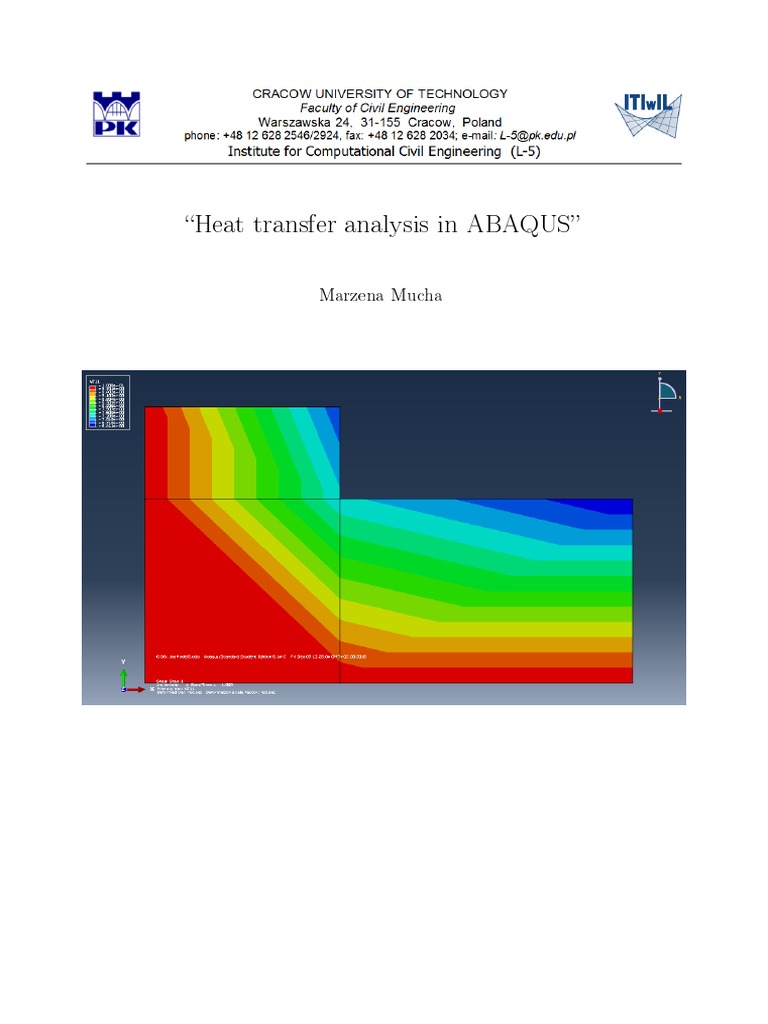 Heat Transfer Analysis In ABAQUS Icon Computing Directory Computing 