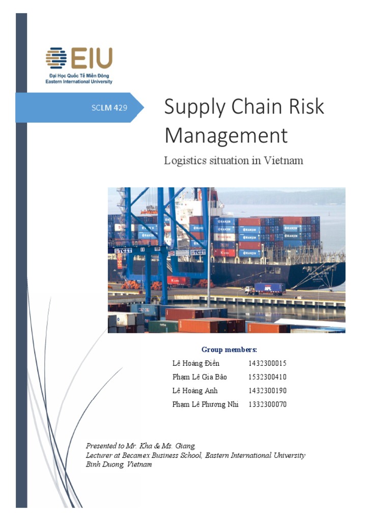 Supply Chain Risk Management in Vietnam | PDF | Supply Chain | Risk