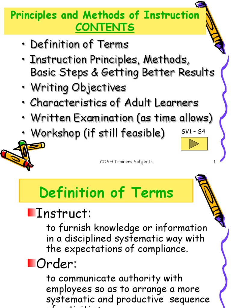 Instruction Principles and Methods | PDF | Learning | Communication