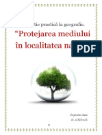 Lucrare Practica La Geografie PDF