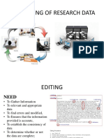 Processing of Research Data