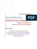 DRAP Safety Alert On Proton Pump Inhibitors