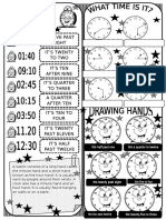 What Time Is It Fun Activities Games Picture Dictionaries - 9189