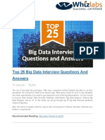 Big Data Interview Questions Answers