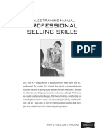 Professional Selling Skills: Sales Training Manual