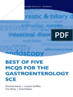 Best of Five Mcqs For The Gastroenterology Sce PDF